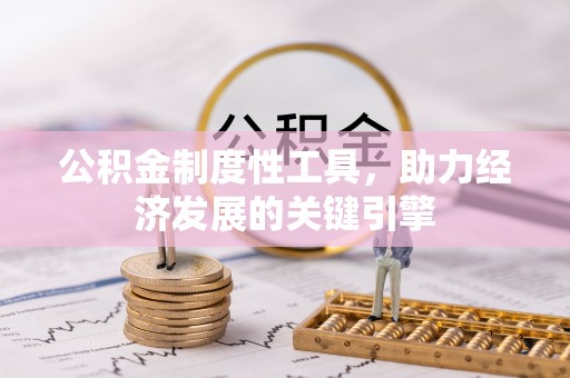 望安公积金制度性工具，助力经济发展的关键引擎